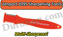 Zenport Sharpening Tool Z095 Pocket Sharpener Combo Ceramic/Tungsten Carbide