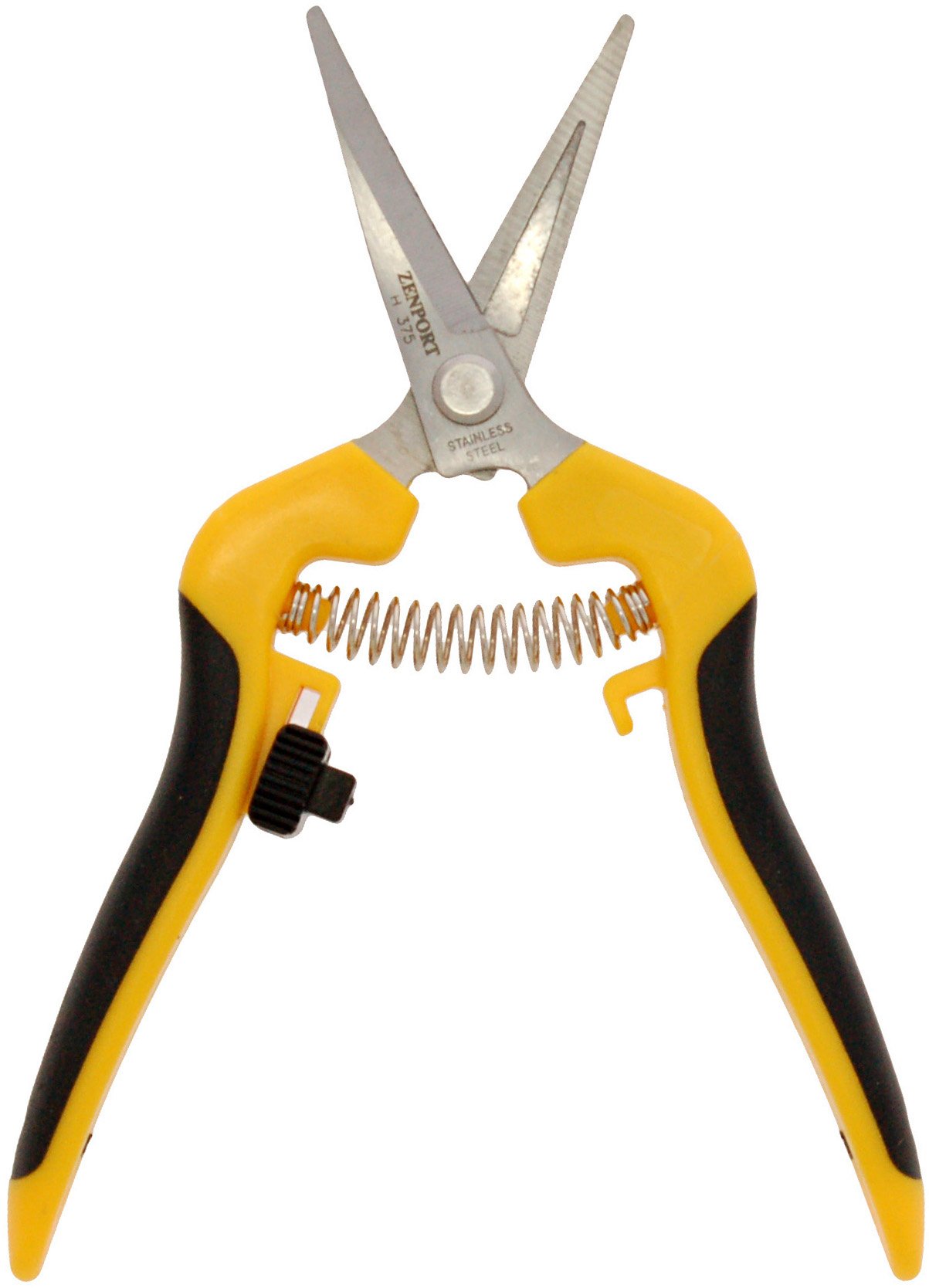 Zenport Shears H357 Curved Comfi-Grip Grape Harvest Shear, Relief Grooved Stainless Blade (image for) Zenport Shears H357 Curved Comfi-Grip Grape Harvest Shear, Relief Grooved Stainless Blade