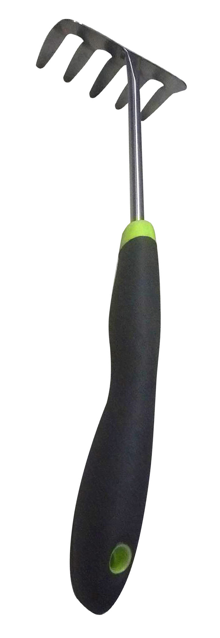 Zenport Garden Soil Rake 15309I Good Grips Mini Soil Rake, Ergonomic Soft Cushion Grip