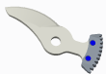 Zenport ePruner Blade EP108-P5 1-Inch ePruner Replacement Cutting Blade for Battery Powered Electric Pruner
