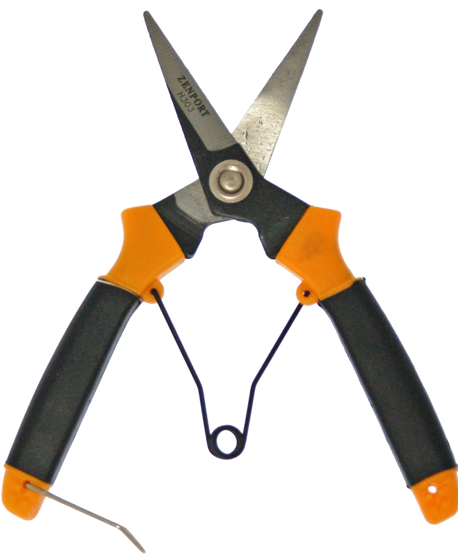 Zenport Shears H303 Needle Nose Shear, Wishbone Spring, Carbon Steel - Click Image to Close
