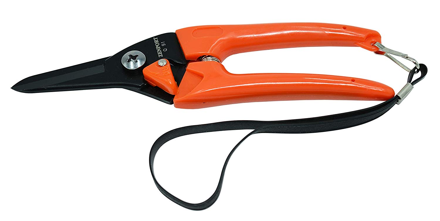 Zenport Pruner Spring SPQ91-S Zen Magic, Ultra Twig and Hoof Trimming Shears, 7.25-Inch - Click Image to Close