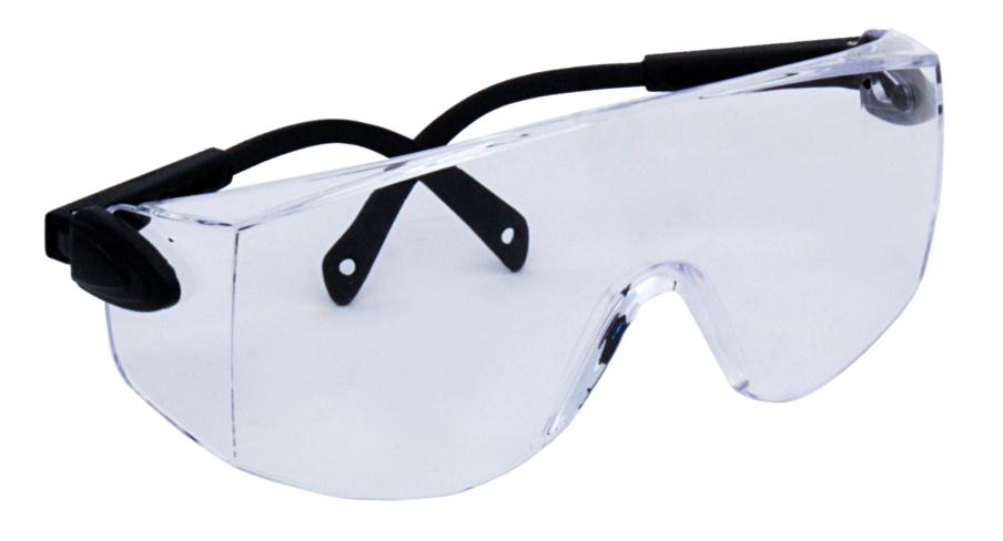 Zenport Safety Glasses SG2626 Clear Adjustable Temples, UV Coating, Eye Protection