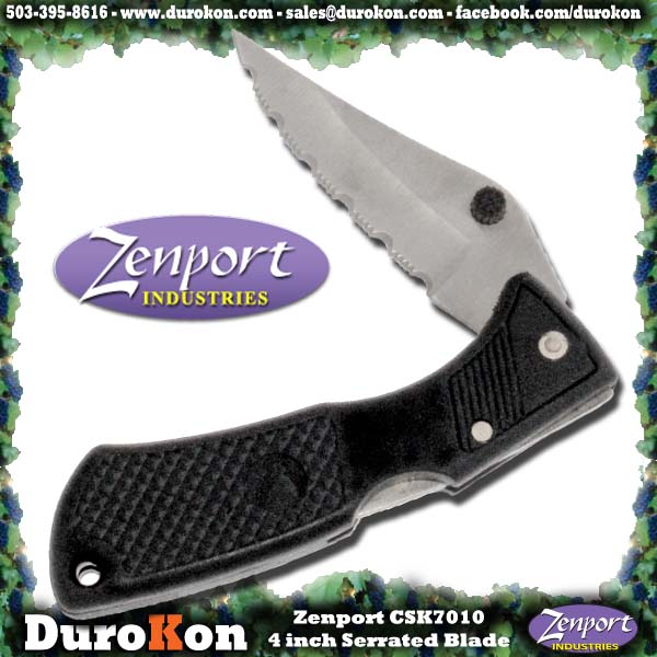 Zenport Folding Knife Couteau 4 inch pliant dentelées Zenport Folding Knife Couteau 4 inch pliant dentelées