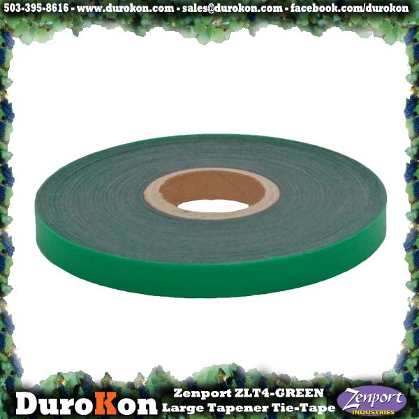 Zenport Plant Tie Tape ZL0014-6MIL Large Tapener Green Plant Tie Tape, 200-Feet, 6-MIL (ZL100/ZL919/MAX HTB2 N)