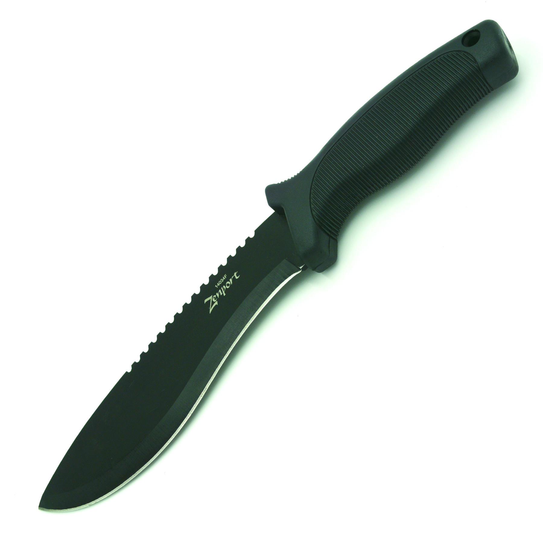 Zenport Bush Knife 14034F 6.5-Inch 440C Stainless Steel Blade, 11-Inch Long