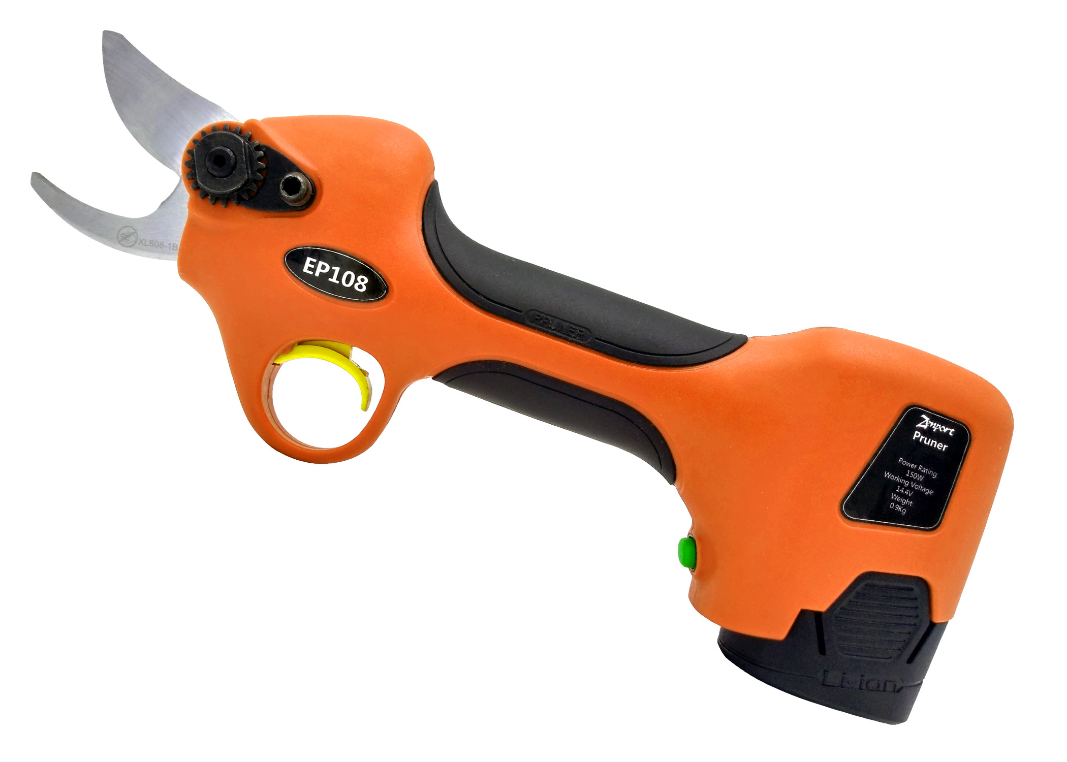 Zenport Cordless Pruner EP108 ePruner Small Battery Powered Electric Pruner, 1-Inch Cut