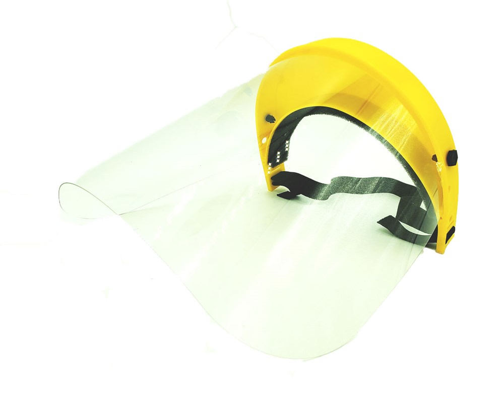 Face Shield FS802 Adjustable Clear Visor Face Shield, Protective Face Wear, Helps With COVID-19 Spread