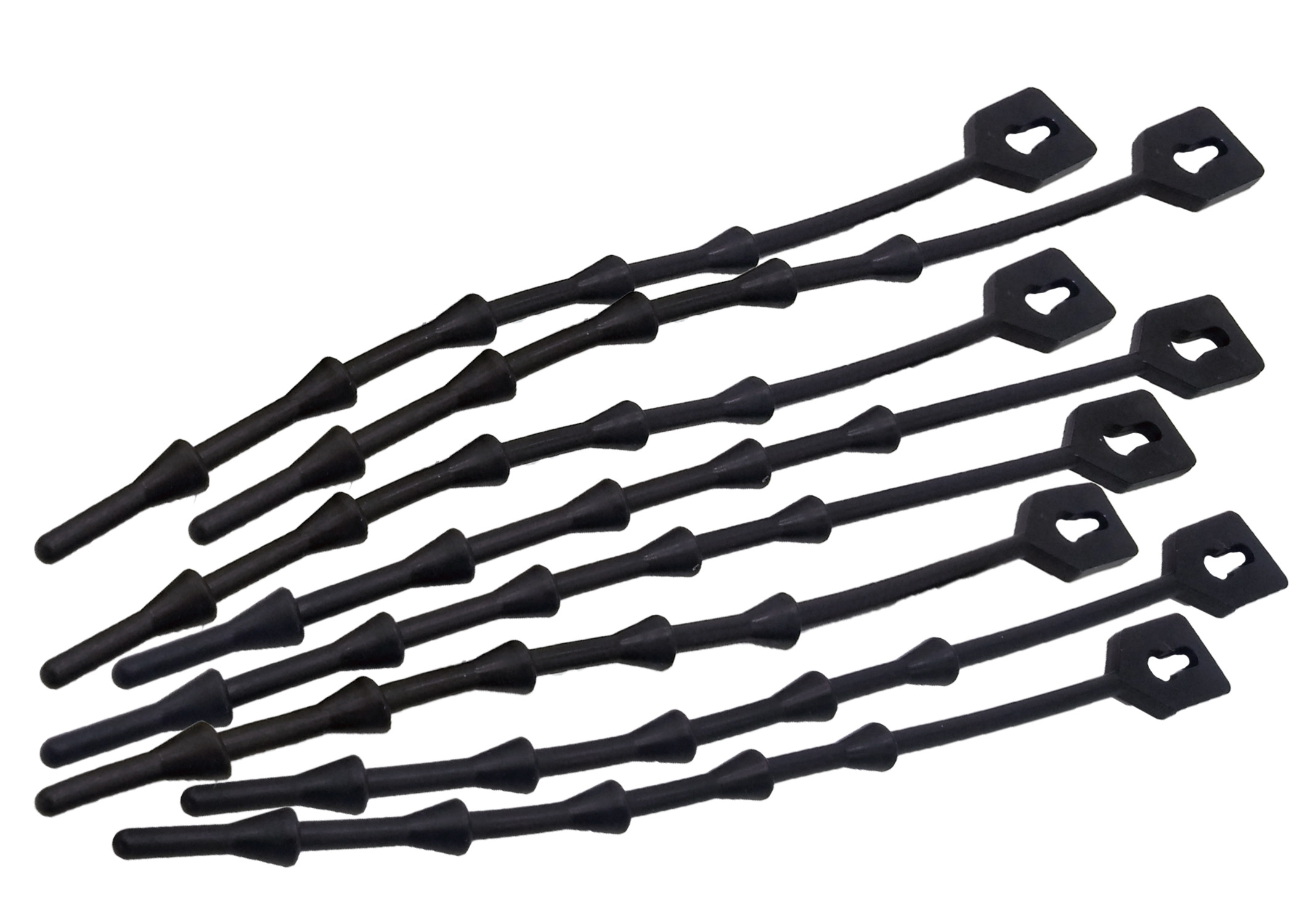 Zenport GA307 Lock Ties, Reusable, 6.5-Inch, 15-Pack, Black