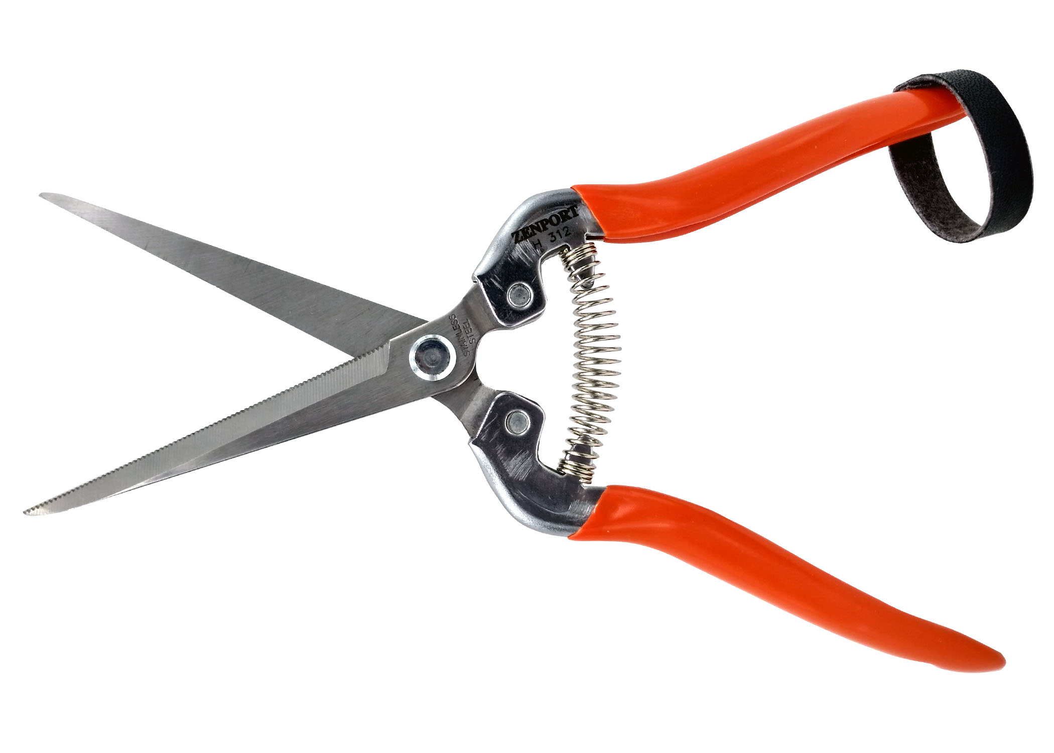 Zenport Shear H312 3.25-inch Blade, Serrated Stainless Steel, harvesting, thinning, pruning and floral arrangements - Click Image to Close