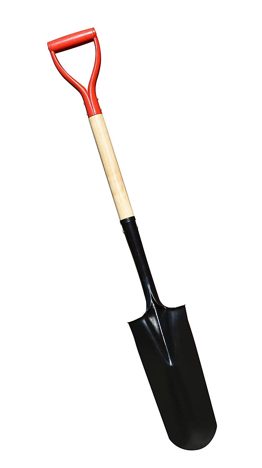 Zenport Irrigation Shovel J6-219 - 14.5-Inch Spade Blade and Wood Handle for Efficient Water Management and Gardening - Click Image to Close
