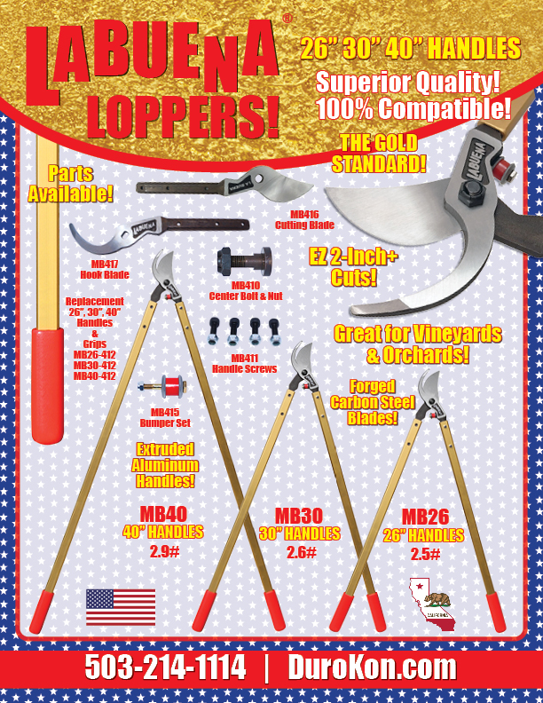 La Buena Tree Loppers, 26, 30, 40-inch Handles, 2.5-inch Cut!