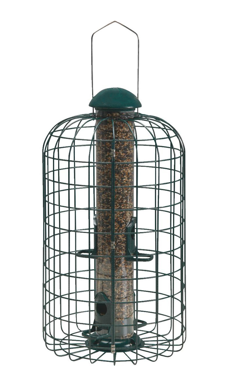 Zenport Caged Bird Feeder Z38002 Squirrel-X, Squirrel-Resistant