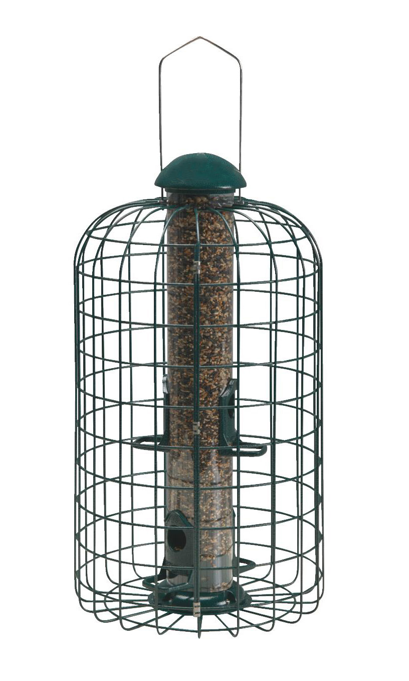 Zenport Caged Bird Feeder Z38002 Squirrel-X, Squirrel-Resistant - Click Image to Close