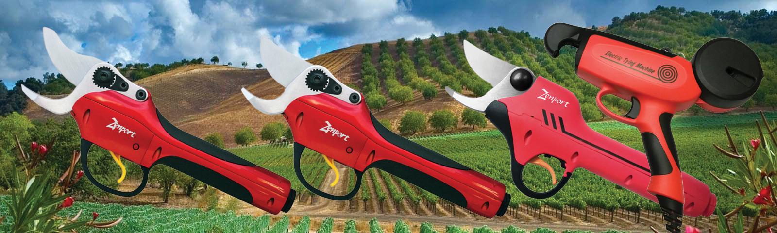 Battery Powered Electric Pruning Shears And Tools