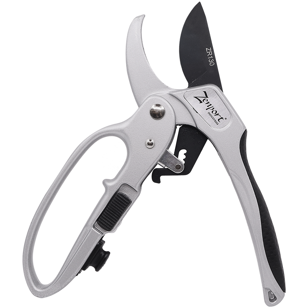 Zenport ZR130 Pruner Ratchet Deluxe, Easy Cutting Action, 1-Inch Cut, 8.5-Inch Long (image for) Zenport ZR130 Pruner Ratchet Deluxe, Easy Cutting Action, 1-Inch Cut, 8.5-Inch Long
