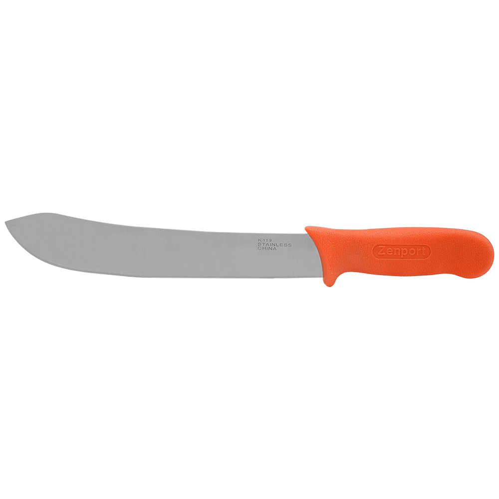 (image for) Zenport Harvest Knife K119 Butcher/Field Harvest Knife, Stainless Steel, 10-Inch Blade