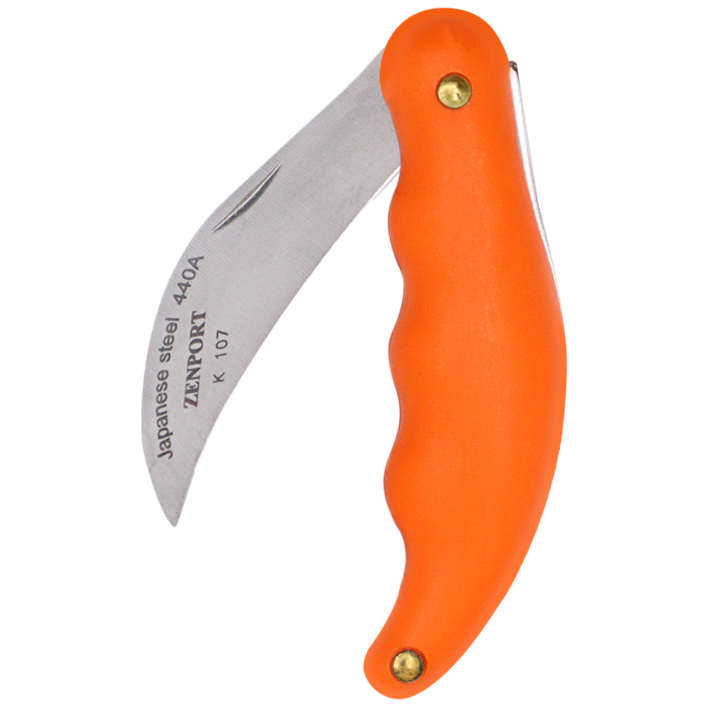 (image for) Zenport Horticulture Knife K107 Folding Horticulture Knife, 3.5-Inch Stainless