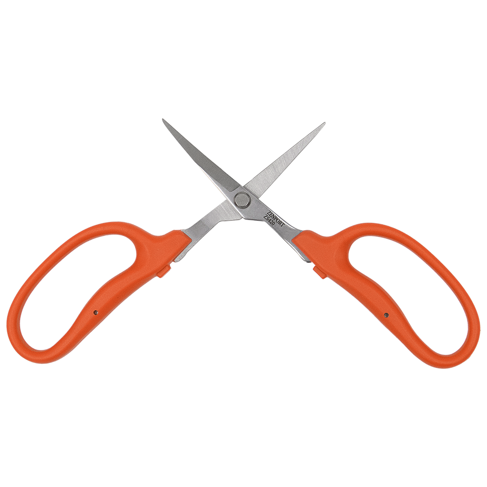 Zenport Scissors ZS420 Curved MasaMasa Trim Trimming Scissors, Orange Handle (image for) Zenport Scissors ZS420 Curved MasaMasa Trim Trimming Scissors, Orange Handle