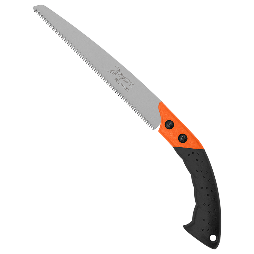(image for) Zenport Saw S250, 10-inch saw, pruning saw, tri-edge, sk5 japanese steel, sheath
