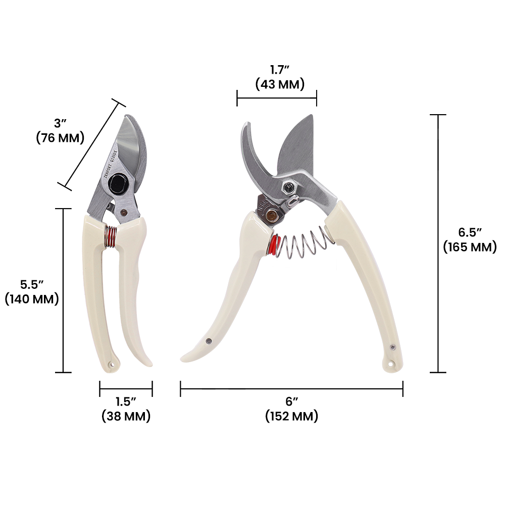 (image for) Zenport Q130DX Pruner, .5-Inch Cut Light Weight Japanese Pruner