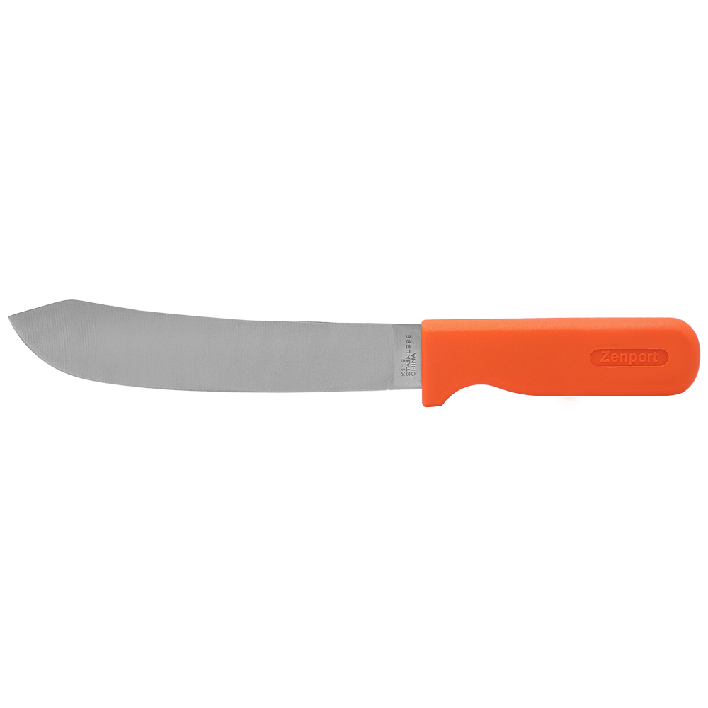 (image for) Zenport Harvest Knife K118 Row Crop Harvest Knife, Butcher, 7.75-Inch Stainless Steel Blade