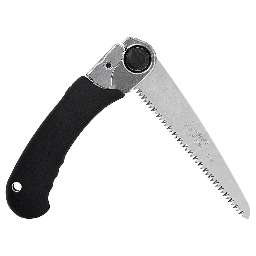(image for) Zenport Saw SF130, 5-inch folding saw, pocket boy, pruning saw, tri-edge, sk5 japanese steel, metal handle