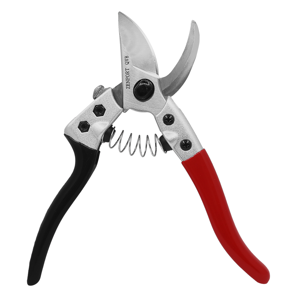 Zenport QV8 Pruner Japanese Squeeze Open Pro, Chrome Plated Blade, 1-Inch Cut, 8-Inch Long (image for) Zenport QV8 Pruner Japanese Squeeze Open Pro, Chrome Plated Blade, 1-Inch Cut, 8-Inch Long
