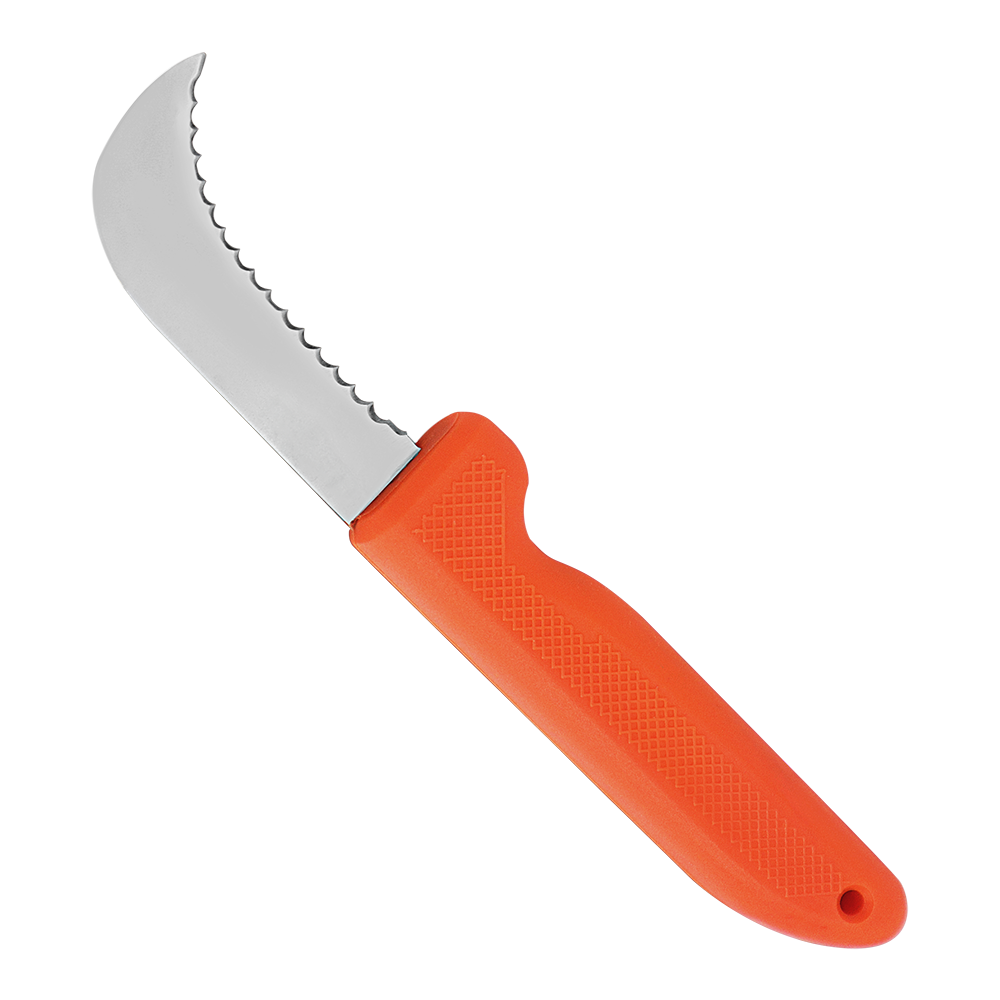 (image for) Zenport Sod Knife K104 Harvest Landscape Knife, 3-Inch Stainless Steel Deep Serrated Blade