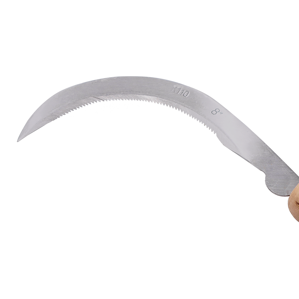 (image for) Zenport Scythe K110 8-Inch Harvest/Landscape Scythe, Serrated, Curved, 8-Inch Blade