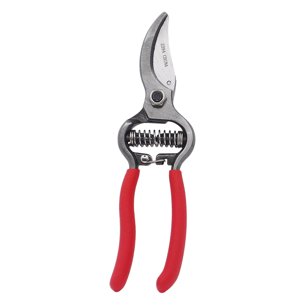 (image for) Zenport Z294 Pruner Ergonomic Forged Steel Pro, Red Handle, 1-Inch Cut, 8-Inch Long