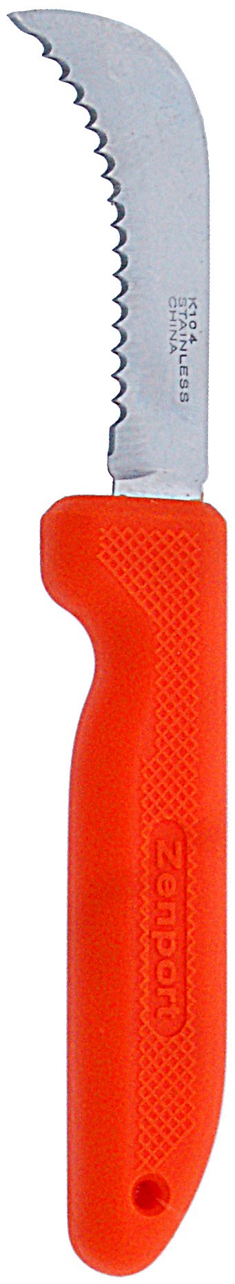 Zenport Sod Knife K104 Harvest Landscape Knife, 3-Inch Stainless Steel Deep Serrated Blade (image for) Zenport Sod Knife K104 Harvest Landscape Knife, 3-Inch Stainless Steel Deep Serrated Blade