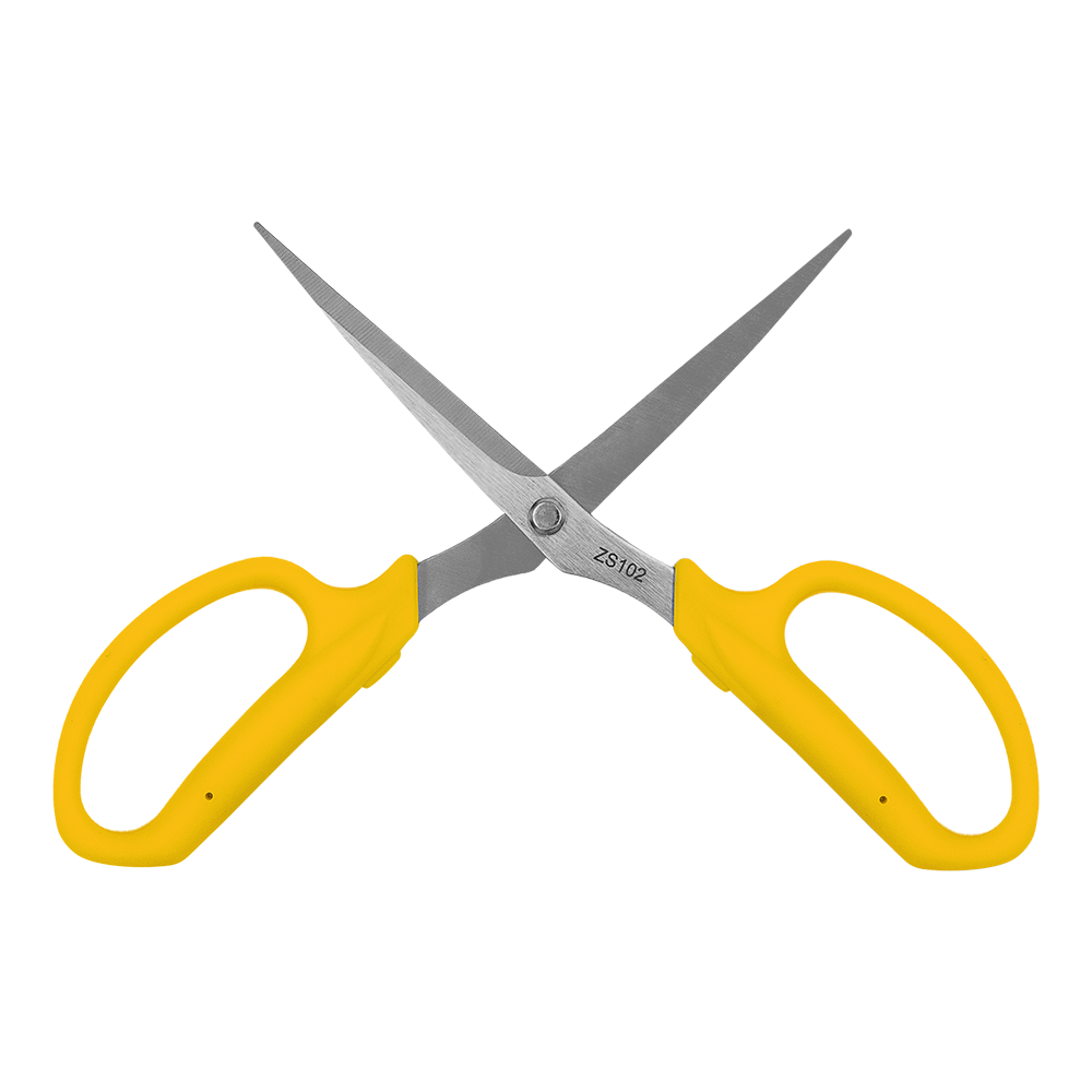 (image for) Zenport Scissors ZS102 Floral Scissors with Chrome-Plated Blade and Safety Cap, 3-Inch Blade