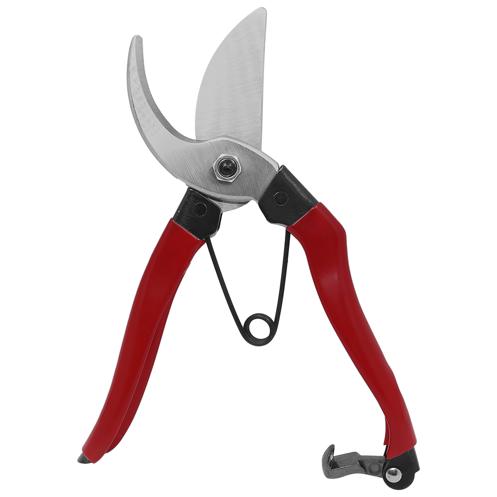 (image for) Zenport Z930 Pruner SK5 Japanese Steel, 1-Inch Cut, 8-Inch Long, Red Handle
