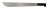 (image for) Zenport Machete MP15 15-Inch Carbon Steel Blade, PVC Handle, Includes Sheath