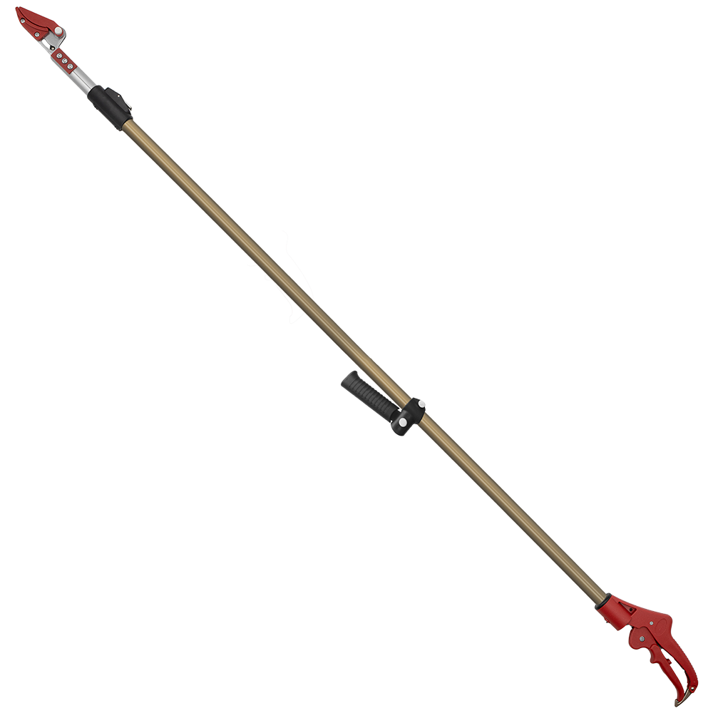 (image for) Zenport Long Pruner ZL625 Extends 70-Inch to 119-Inch, Telescopic Reach Pruner with Pruning Saw, Cut and Hold, For Pruning Trees