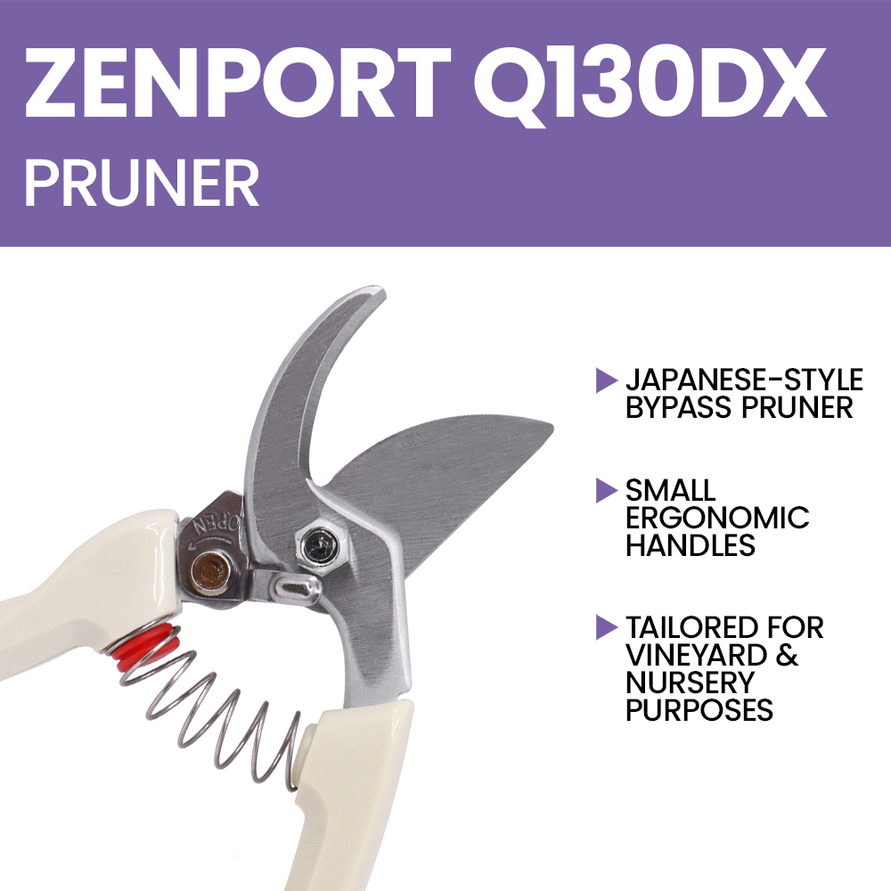 (image for) Zenport Q130DX Pruner, .5-Inch Cut Light Weight Japanese Pruner