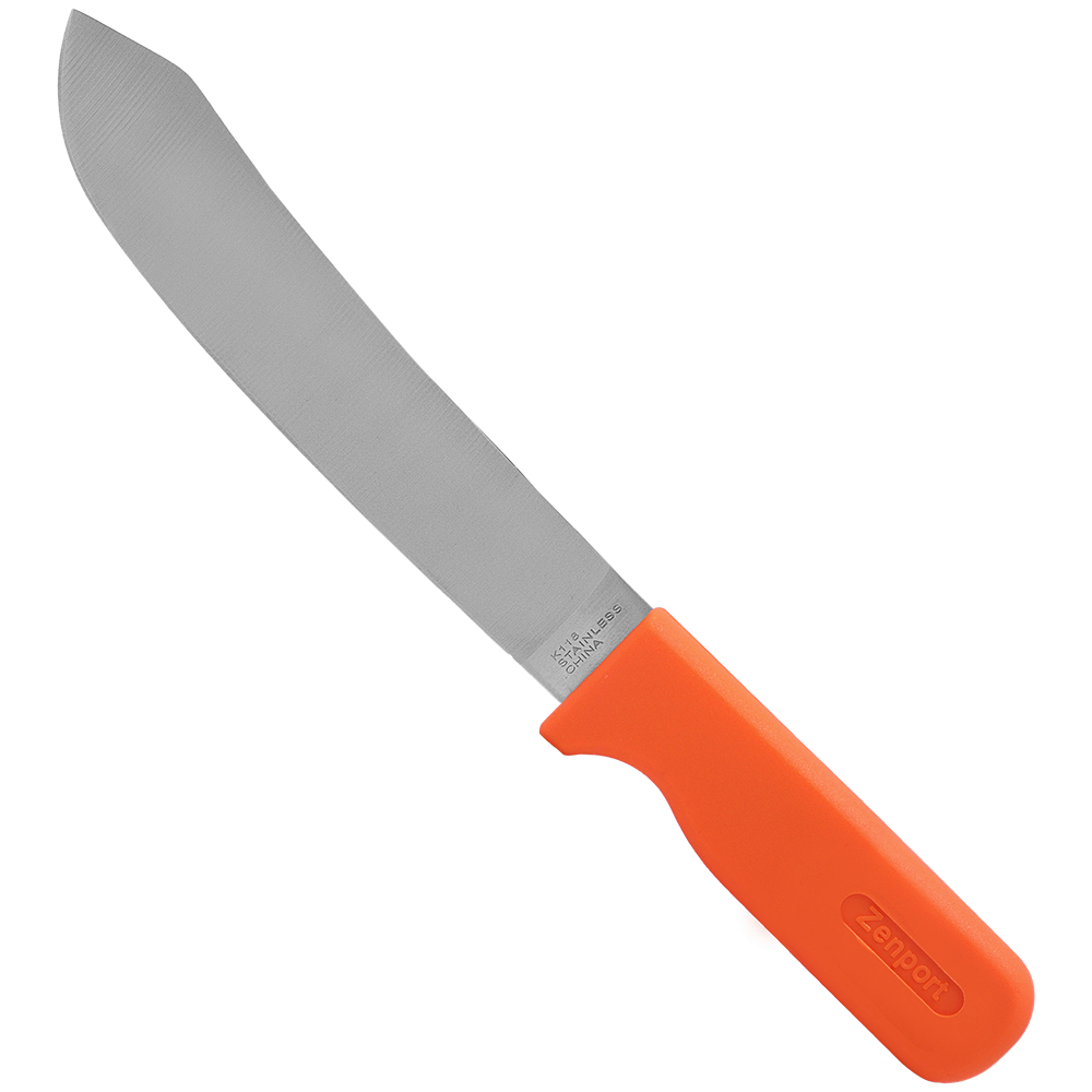 Zenport Harvest Knife K118 Row Crop Harvest Knife, Butcher, 7.75-Inch Stainless Steel Blade (image for) Zenport Harvest Knife K118 Row Crop Harvest Knife, Butcher, 7.75-Inch Stainless Steel Blade