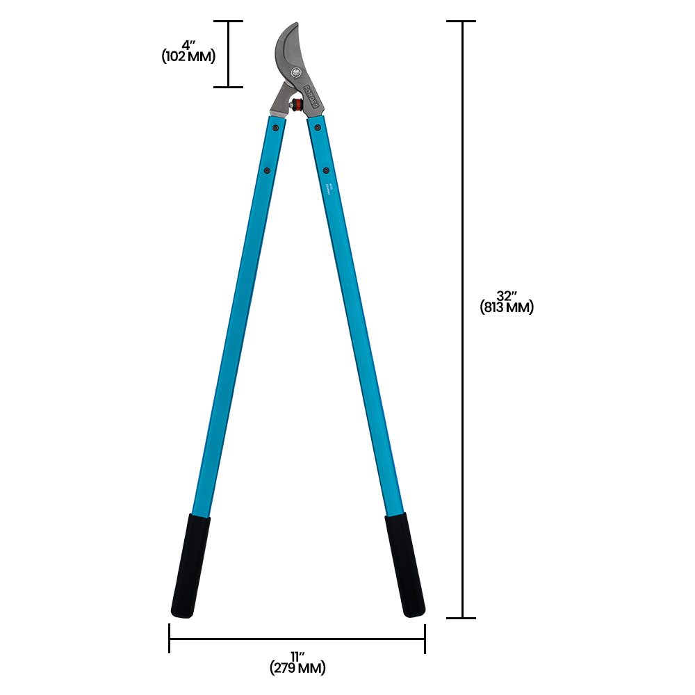 (image for) Zenport Lopper MV32 Professional Orchard and Landscape Tree Lopper, 2-Inch Cut, Forged Head, 32-Inch Long