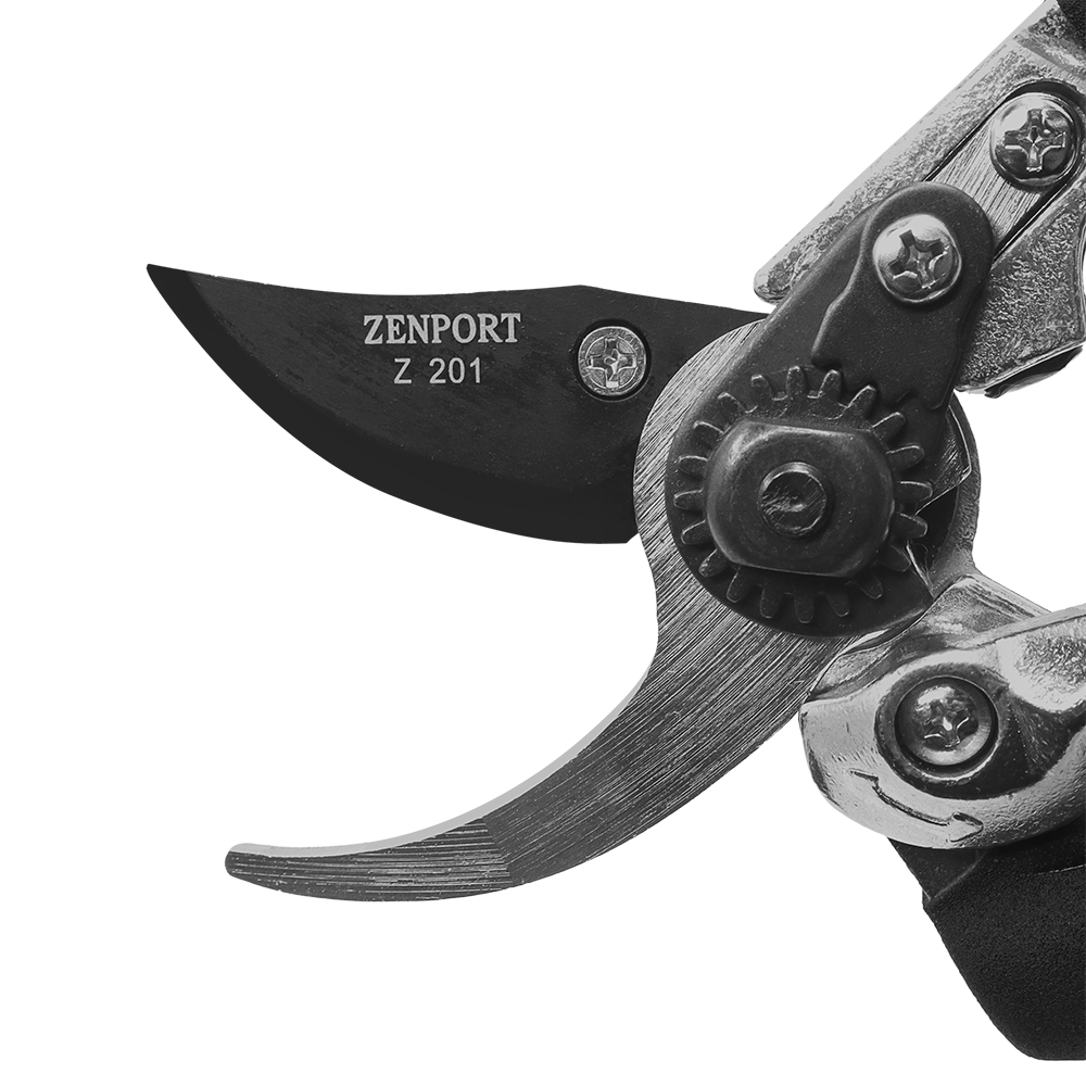 (image for) Zenport Z201 Pruner Heavy Duty Crew, Die-Cast Aluminum Handles, 1-Inch cut, 8-Inch Length