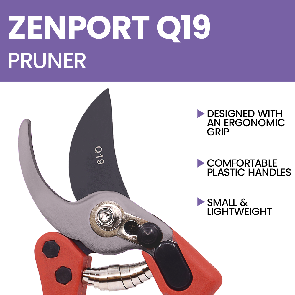 (image for) Zenport Q19 Pruner Euro-Pro Small, .75-inch Cut, 7.75-Inch Long