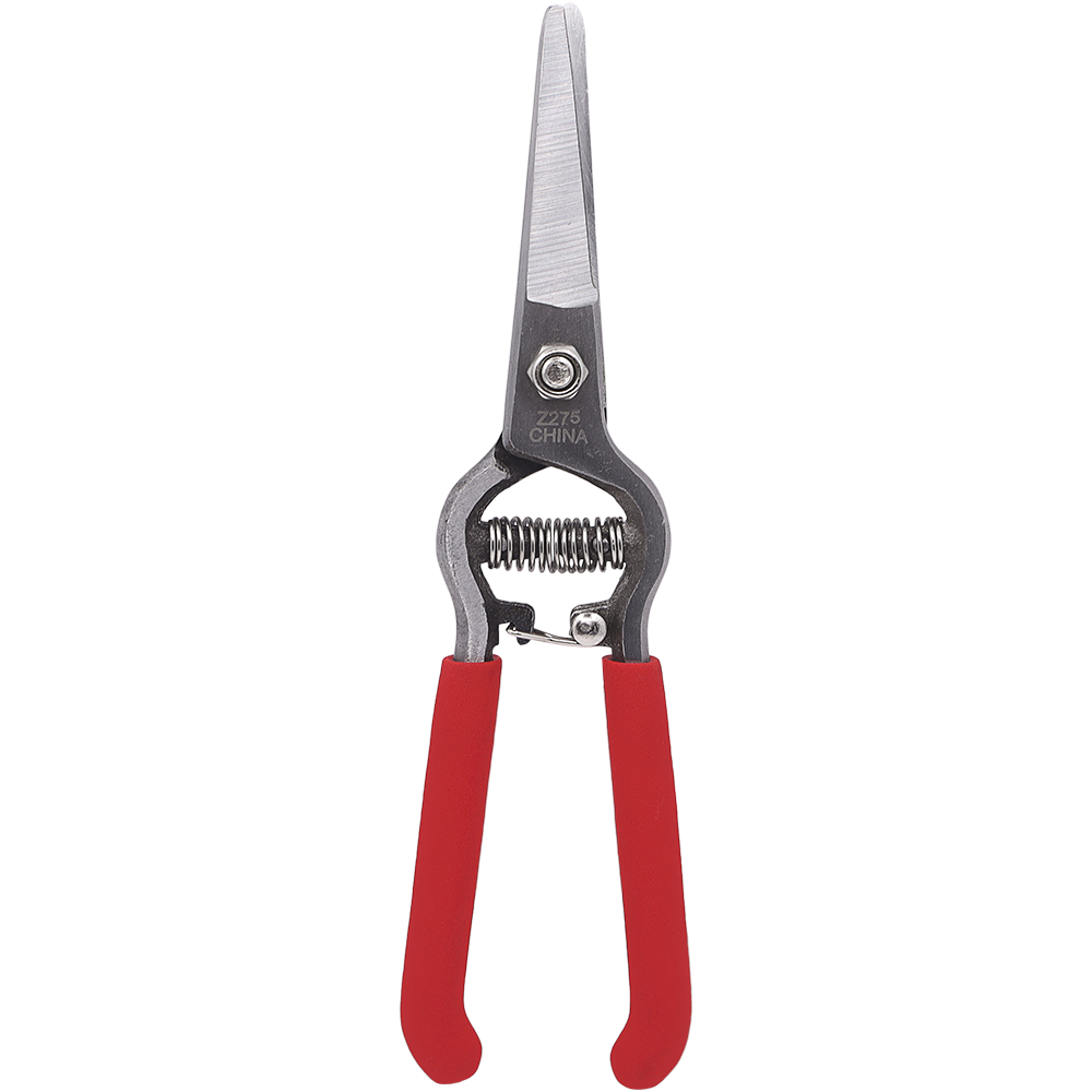(image for) Zenport Z275 Pruner Large Needlenose Pruning Shear Pro, Flower, Drop Forged Steel, 8-Inch Long, Straight Blade