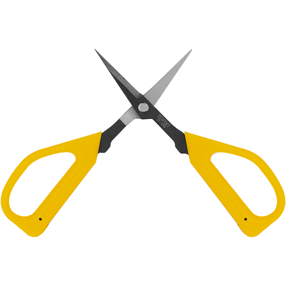 (image for) Zenport Scissors ZS109B Ergonomic Bent Handle Deluxe Trimming Scissors, Garden, Fruit, Grape, 6.5-Inch Long