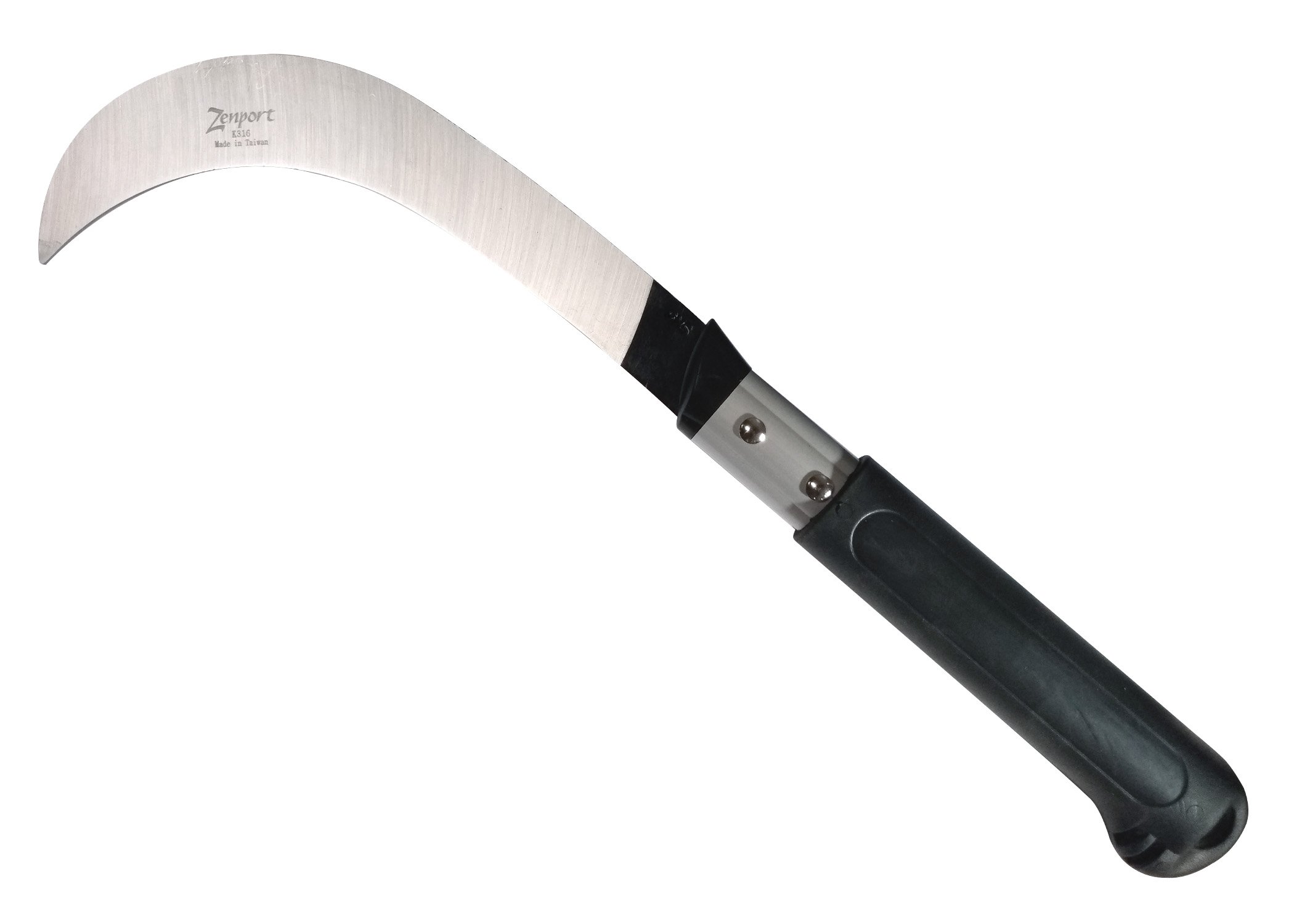 Zenport Sickle K316 Brush Clearing Sickle, 9-Inch SK5 Carbon Steel Blade, 9.5-Inch Aluminum Handle (image for) Zenport Sickle K316 Brush Clearing Sickle, 9-Inch SK5 Carbon Steel Blade, 9.5-Inch Aluminum Handle