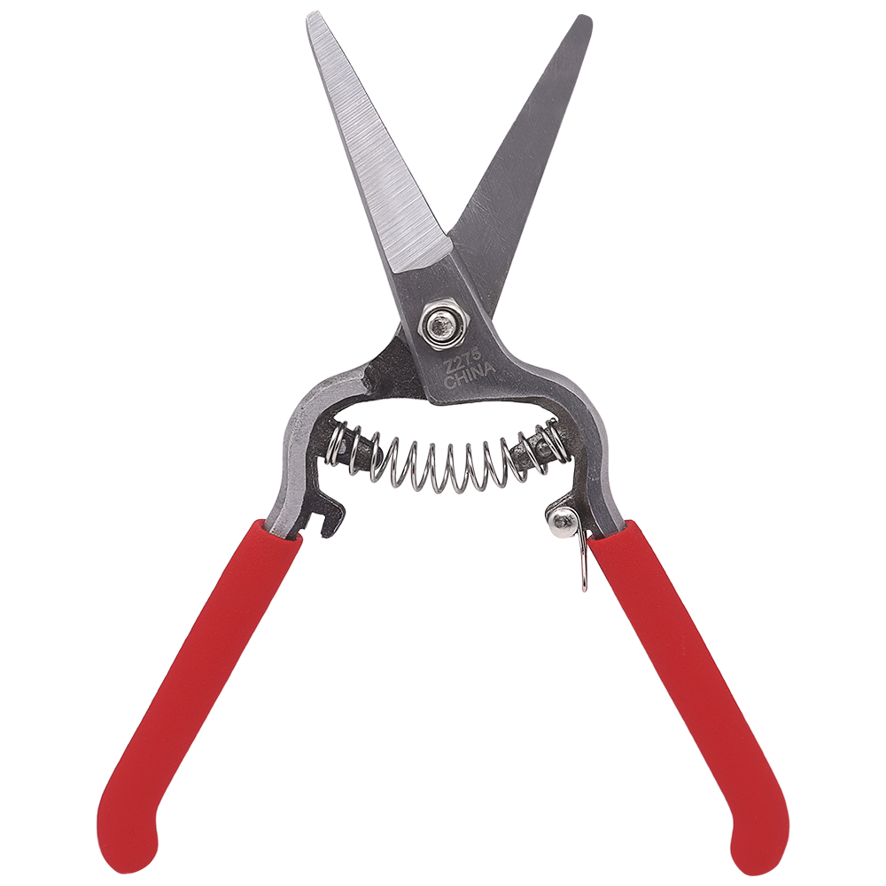 (image for) Zenport Z275 Pruner Large Needlenose Pruning Shear Pro, Flower, Drop Forged Steel, 8-Inch Long, Straight Blade