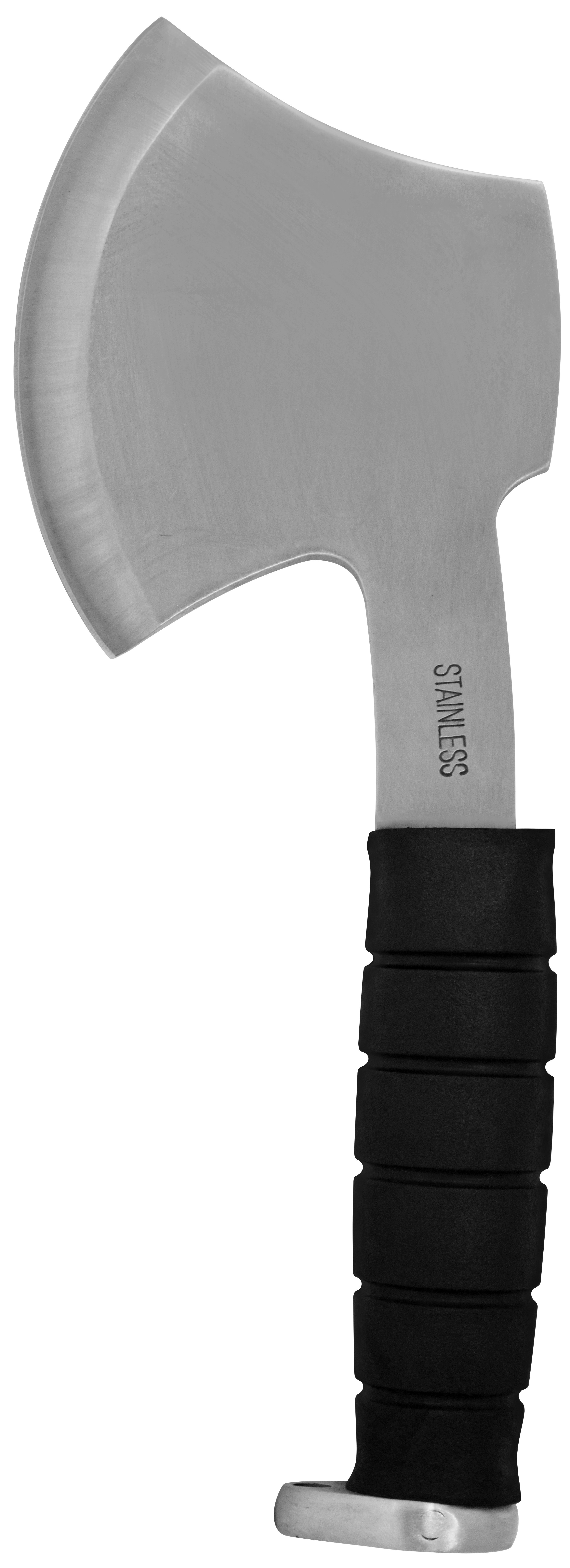 (image for) Zenport Axe 14099 Camp Axe, 4-Inch Stainless Steel Blade, Nylon Sheath