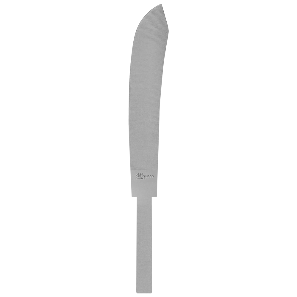 (image for) Zenport Knife Blade K118-B 7.75-Inch Stainless Steel Butcher Knife Blade Only for Harvesting Row Crops