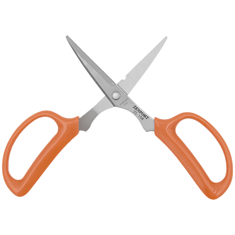 (image for) Zenport Scissors ZS108 All Purpose Scissors, Stainless Steel, 7-Inch