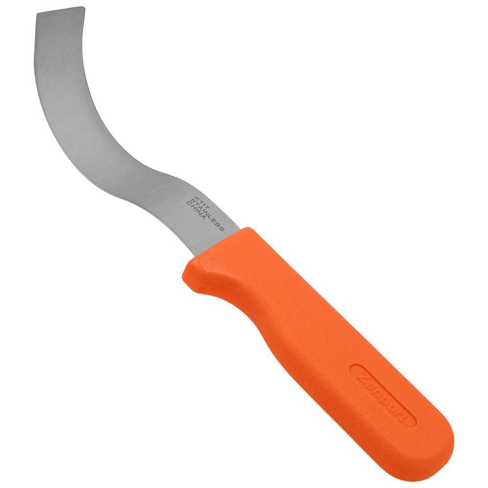 (image for) Zenport Broccoli Knife K117 Row Crop Harvest Knife, Broccoli/Produce, 6-Inch Wavy Stainless Steel Blade