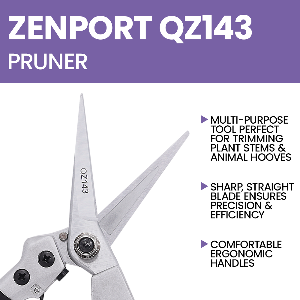 (image for) Zenport QZ143 Pruner, Trimmer, Floral Bunch Cutter, 8-Inch